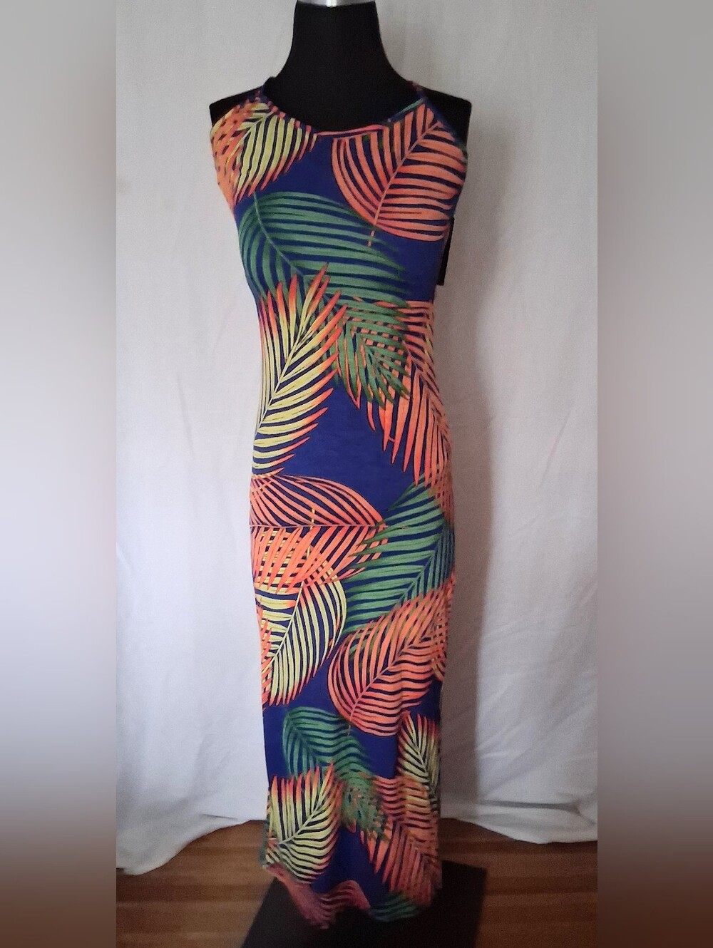 New Fashion Nova Sun Shiny Day Tropical Dress Royal Blue